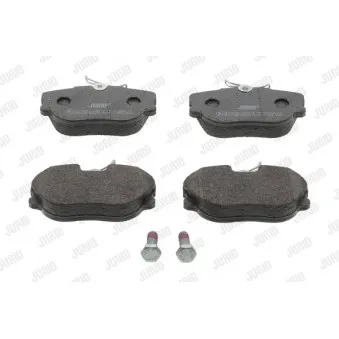 Jeu de 4 plaquettes de frein avant JURID 571535J
