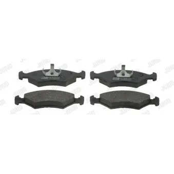Jeu de 4 plaquettes de frein avant JURID 571536J