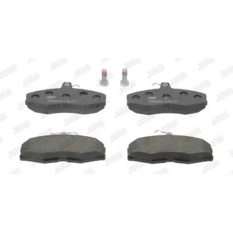 Jeu de 4 plaquettes de frein avant JURID 571540J