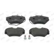 Jeu de 4 plaquettes de frein avant JURID 571550J - Visuel 1