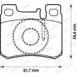Jeu de 4 plaquettes de frein arrière JURID 571753J - Visuel 2
