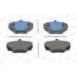Jeu de 4 plaquettes de frein arrière JURID 571803J - Visuel 1