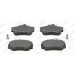 Jeu de 4 plaquettes de frein avant JURID 571828J - Visuel 1