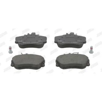 Jeu de 4 plaquettes de frein avant JURID 571828J