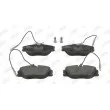 Jeu de 4 plaquettes de frein avant JURID 571838J - Visuel 1