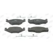 Jeu de 4 plaquettes de frein avant JURID 571848J - Visuel 1