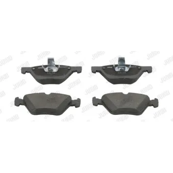 Jeu de 4 plaquettes de frein avant JURID 571876J