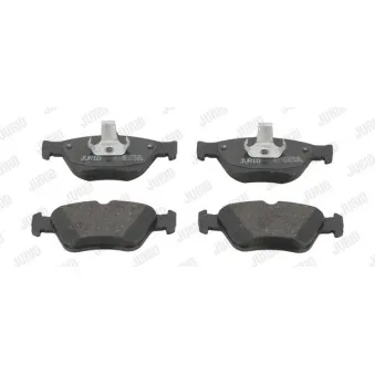 Jeu de 4 plaquettes de frein avant JURID 571877J