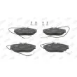 Jeu de 4 plaquettes de frein avant JURID 571898J - Visuel 1