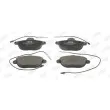 Jeu de 4 plaquettes de frein avant JURID 571903J - Visuel 1