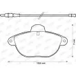 Jeu de 4 plaquettes de frein avant JURID 571903J - Visuel 2