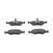 Jeu de 4 plaquettes de frein avant JURID 571914J - Visuel 1