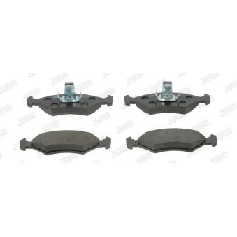 Jeu de 4 plaquettes de frein avant JURID 571914J