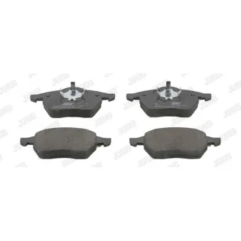 Jeu de 4 plaquettes de frein avant JURID 571921J