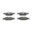 Jeu de 4 plaquettes de frein avant JURID 571924J - Visuel 1