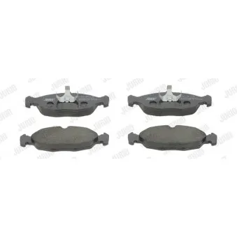 Jeu de 4 plaquettes de frein avant JURID 571924J