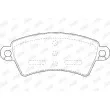 Jeu de 4 plaquettes de frein avant JURID 571965J - Visuel 3