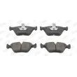 Jeu de 4 plaquettes de frein avant JURID 571994JC - Visuel 1