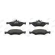 Jeu de 4 plaquettes de frein avant JURID 571996J - Visuel 1
