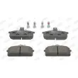 Jeu de 4 plaquettes de frein avant JURID 572104J - Visuel 1