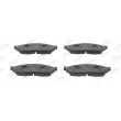Jeu de 4 plaquettes de frein avant JURID 572250J - Visuel 1