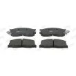 Jeu de 4 plaquettes de frein avant JURID 572304J - Visuel 1
