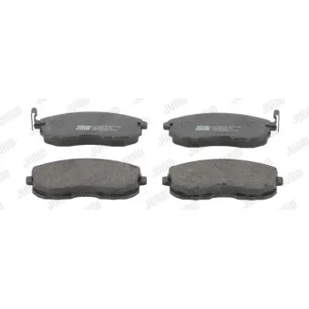 Jeu de 4 plaquettes de frein avant JURID 572346J