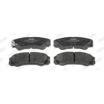 Jeu de 4 plaquettes de frein avant JURID 572348J
