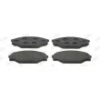 Jeu de 4 plaquettes de frein avant JURID 572363J - Visuel 1