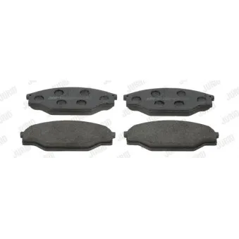 Jeu de 4 plaquettes de frein avant JURID 572363J