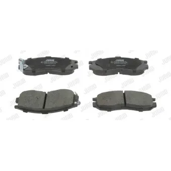 Jeu de 4 plaquettes de frein avant JURID 572381J