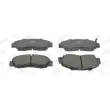 Jeu de 4 plaquettes de frein avant JURID 572393J - Visuel 1