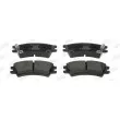 Jeu de 4 plaquettes de frein avant JURID 572401J - Visuel 1