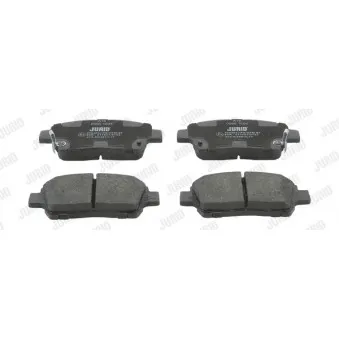 Jeu de 4 plaquettes de frein avant JURID 572405J