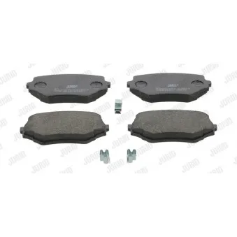 Jeu de 4 plaquettes de frein avant JURID 572420J