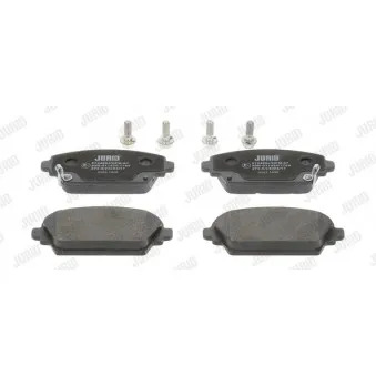 Jeu de 4 plaquettes de frein avant JURID 572429J