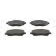 Jeu de 4 plaquettes de frein avant JURID 572485J - Visuel 1
