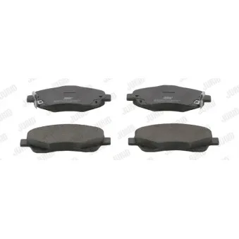 Jeu de 4 plaquettes de frein avant JURID 572485J