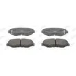 Jeu de 4 plaquettes de frein avant JURID 572504J - Visuel 1