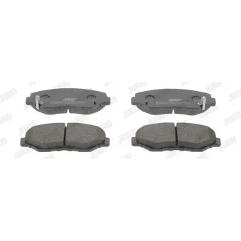 Jeu de 4 plaquettes de frein avant JURID 572504J