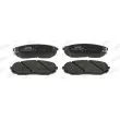 Jeu de 4 plaquettes de frein avant JURID 572511J - Visuel 1