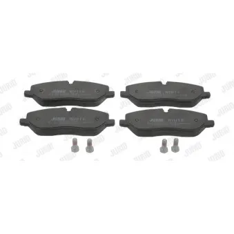 Jeu de 4 plaquettes de frein avant JURID 572521JC