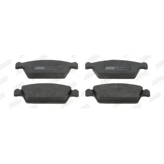 Jeu de 4 plaquettes de frein avant JURID 572530J