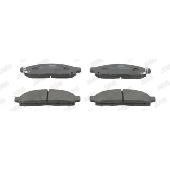 Jeu de 4 plaquettes de frein avant JURID 572574J