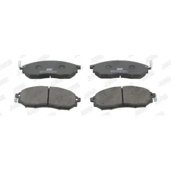 Jeu de 4 plaquettes de frein avant JURID 572575J