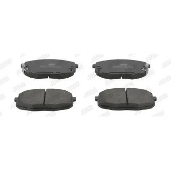 Jeu de 4 plaquettes de frein avant JURID 572577J
