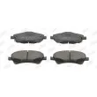 Jeu de 4 plaquettes de frein avant JURID 572600JC - Visuel 1