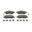 Jeu de 4 plaquettes de frein avant JURID 572605JC - Visuel 1