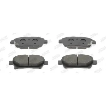 Jeu de 4 plaquettes de frein avant JURID 572618J