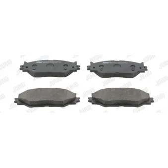 Jeu de 4 plaquettes de frein avant JURID 572620J